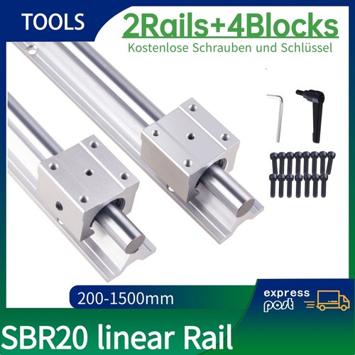 Sbr20 200mm 4500mm - 2x, 200mm-4500mm