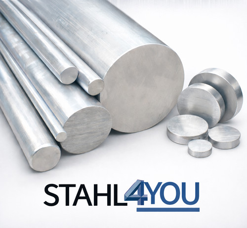 Alu rund länge 150mm - alu,